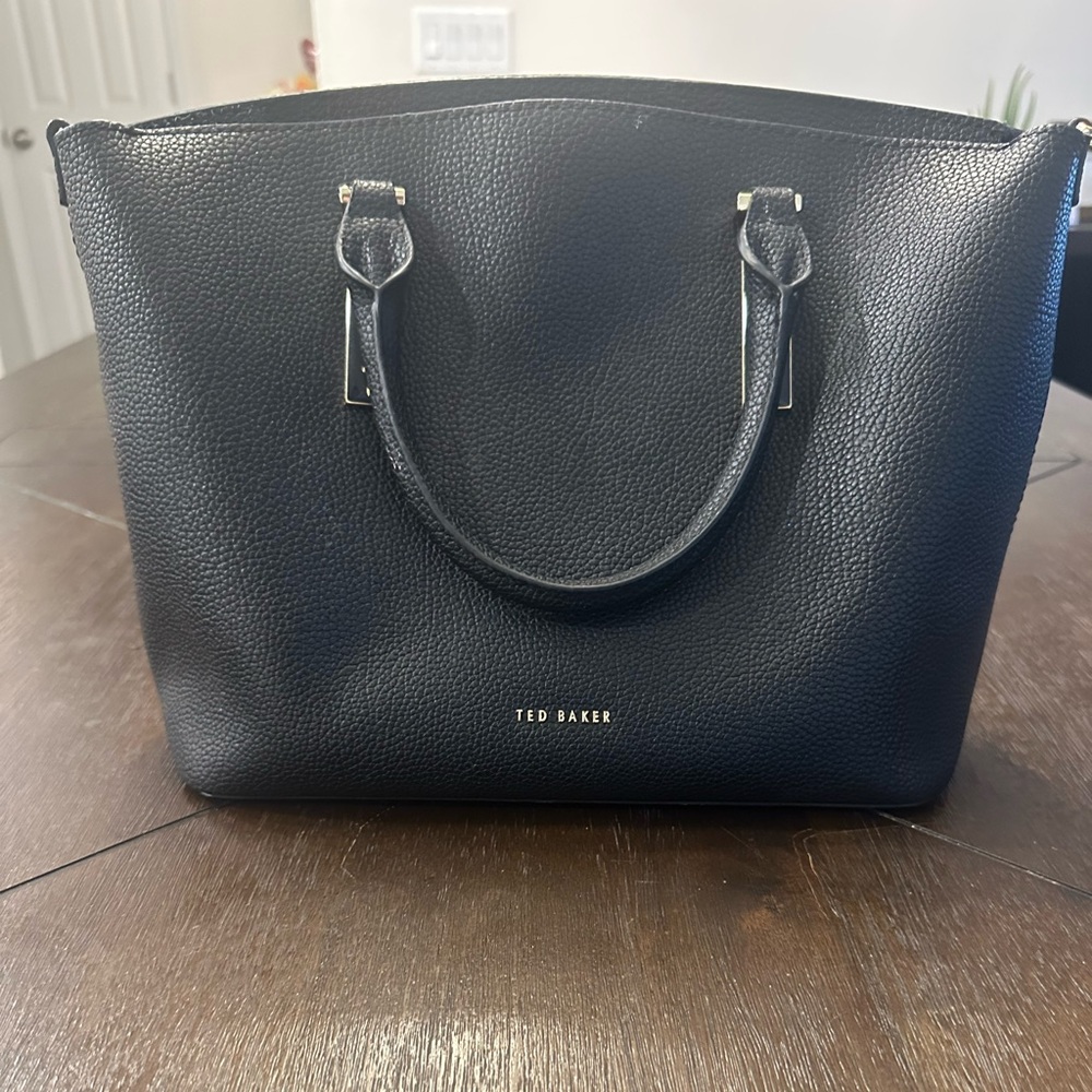Ted Baker Black handbag with attached clutch